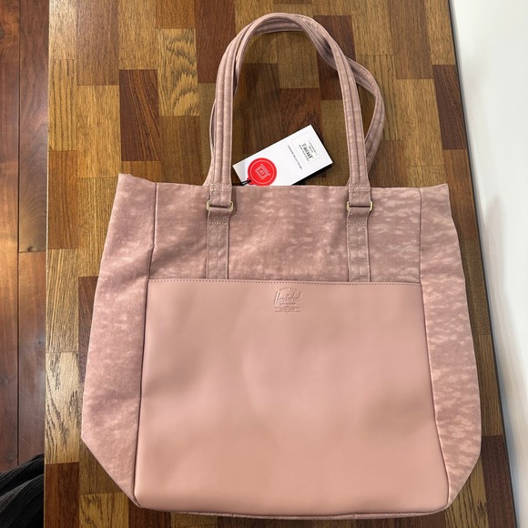 Herschel Supply Co. Handbags - Herschel Orion Tote Ash Rose Large Shoulder Bag Travel Nylon NWT Pocket Cosmetic